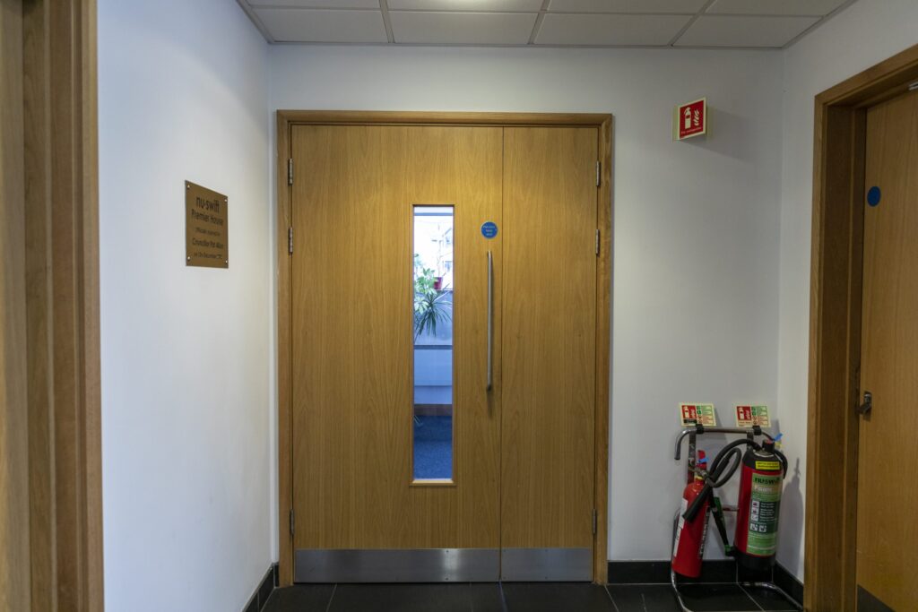 Internal fire doors, passive fire protection